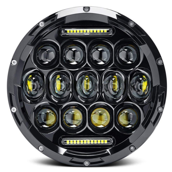 7-tollised ümmargused LED-esitule pirnid 75W 7-tollised mootorratta LED-esituled DRL - tulede esilatern Jeep Harley Davidsonile