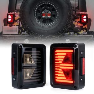 Jeepi tagatule jaoks noolekujuliste tagatulede jaoks Led tagurdustulede lülitus / pöörded / sõidud / pidurid Tagatuli Auto LED tagatuled