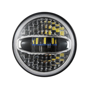 Uus 7-tolline Harley ja Jeep JK Led mootorratta esilaternate lisavarustus Halo Light